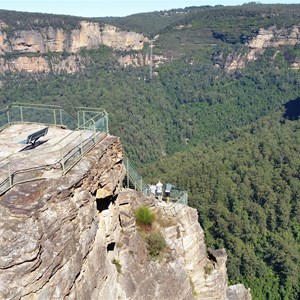 Top view of the Pulpit Rock