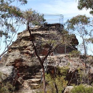 Approaching the lookout at Anvil Rock