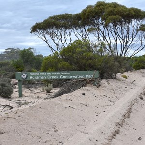 Acraman Creek Conservation Park Boundary Sign