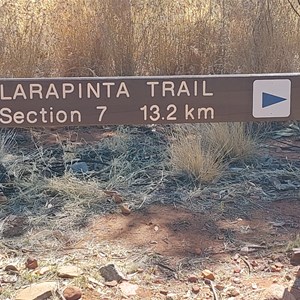 Larapinta Trail Section 7 Trailhead Serpentine Gorge