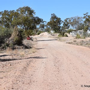 The road up to Simm's Hill
