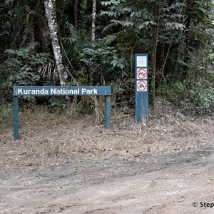 Kuranda National Park Boundary Sign