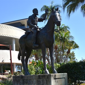 Charles Archer & Sleipner Statue