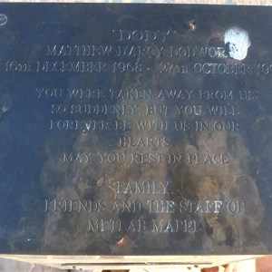 Matthew D'Arcy Dodworth Memorial