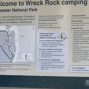 Wreck Rock Camping Area