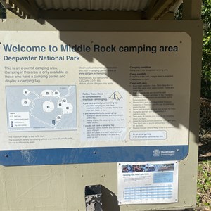 Middle Rock Camping Area