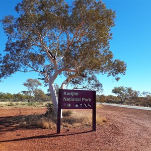 National Park boundary sign