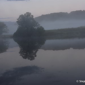 Early morning fog on the Daintree River