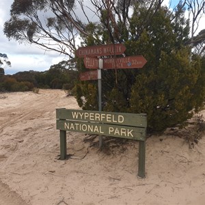 Pella Track and Chinamans Track Intersection Wyperfeld National Park 
