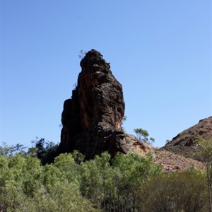 Corroboree Rock side view