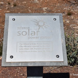Wilpena Solar Power Viewing Area