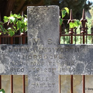 Grave of John Ainsworth Horrocks 