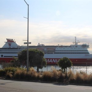 The Spirit of Tasmania at the East Devonport terminal