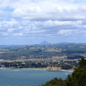 View towards Wynyard from Table Cape