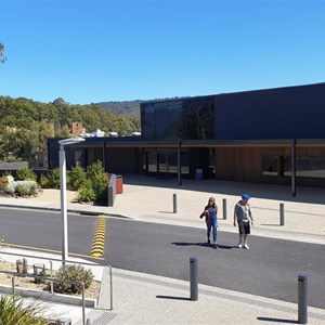 The Visitor Information Centre entrance