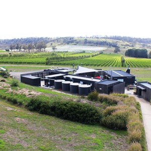The buildings of the winery, cellar door and restaurant