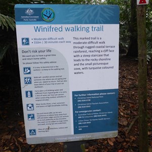 Winifred Beach walk track