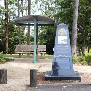 War memorial at the summit picnic area