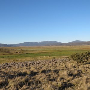 View east to Bimberi Range