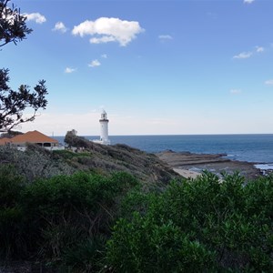 A view of Norah Head lighthouse from the south