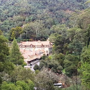 Caves House from a walking track