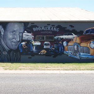 Finley Street Art Mural - Boomerang Motors