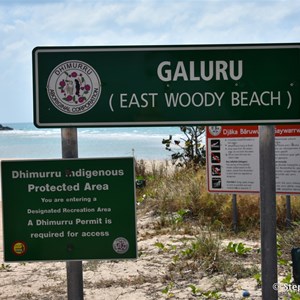 Galuru (East Woody Beach )