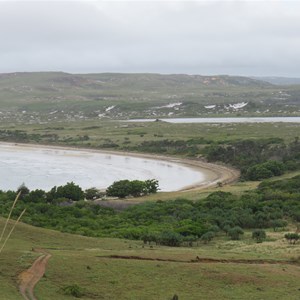 Sweeping beach and dune field