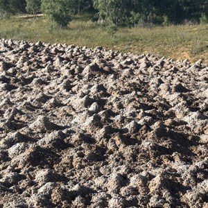 Salt Stock Stockpile And Mining Equipment