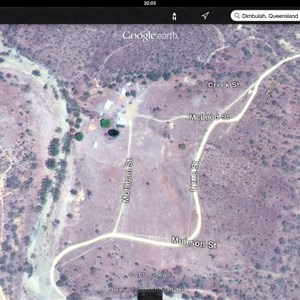 Satellite Image of Thornborough Township Nth Qld
