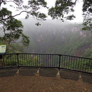 Foggy at the falls