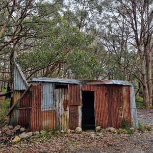 Last remaining hut ruin.