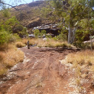 Three Pools camping and turn-around