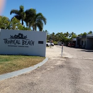 Tropical Beach Waterfront Caravan Park