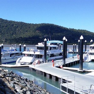 Tourist boats at the jetty
