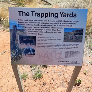 The Trapping Yards Sign