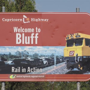 The rail hub of Bluff