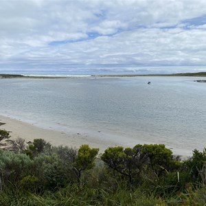 Discovery Bay and mouth of Glenelg River Lookout and rest area