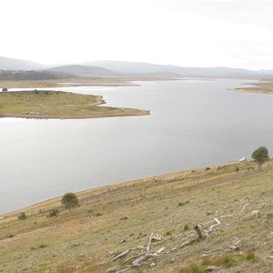 View north over the reservoir