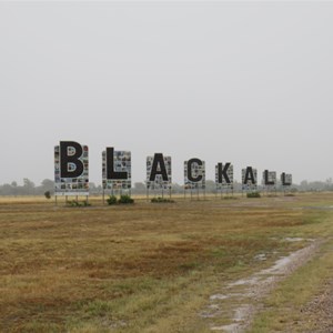 Blackall in the rain