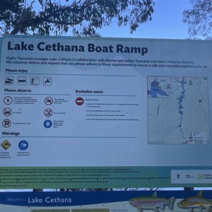 Cethana Dam Boat Ramp