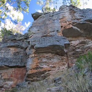 Massive sandstone blocks