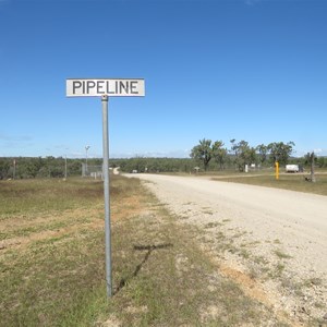 Buried pipeline for mines