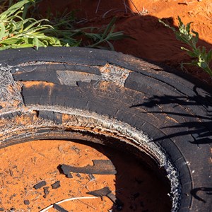 Old Aircraft Tyre