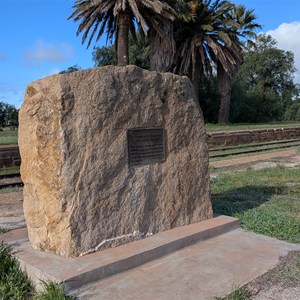 Terowie Railway Station and General MacArthur Monument