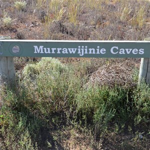 Murrawijinie Caves Sign
