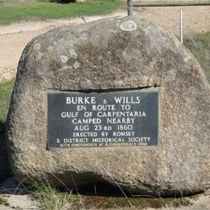 Burke & Wills Camp 4 Monument