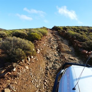 A rough track in parts to Mount Caernarvon
