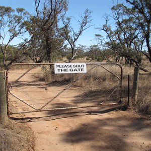 Second gate along track