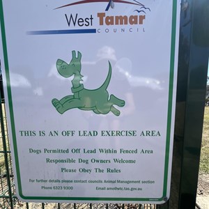 Fenced Dog Exercise Area